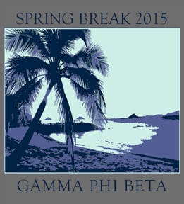 Gamma Phi Beta t-shirt design 75