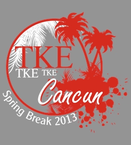 Tau Kappa Epsilon t-shirt design 100