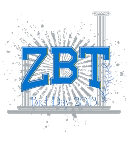 Zeta Beta Tau t-shirt design 100