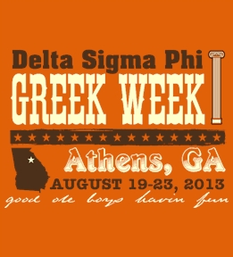 Delta Sigma Phi t-shirt design 100