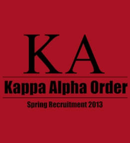 Kappa Alpha Order t-shirt design 106