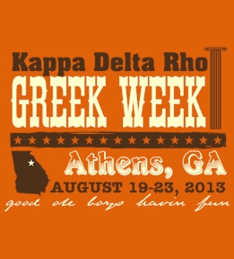 Kappa Delta Rho t-shirt design 103