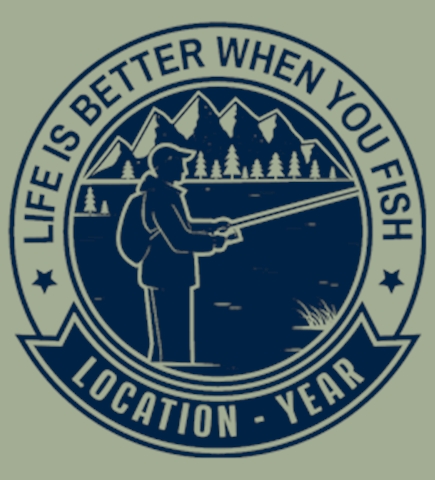 Fishing t-shirt design 36