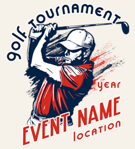 Golf t-shirt design 21