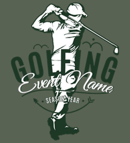 Golf t-shirt design 40