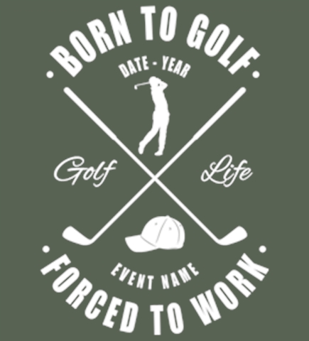 Golf t-shirt design 13