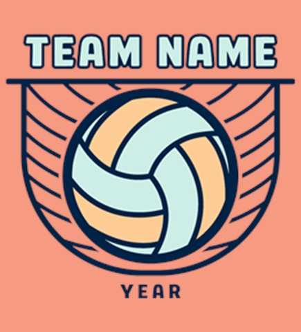 Volleyball t-shirt design 15