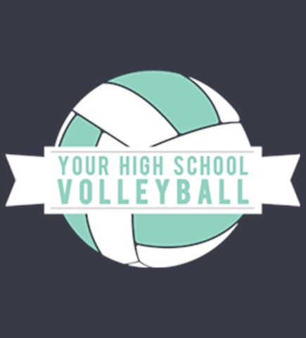 Volleyball t-shirt design 32
