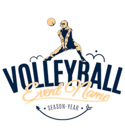 Volleyball t-shirt design 22