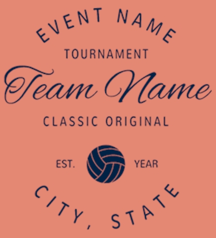 Volleyball t-shirt design 19