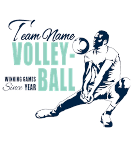 Volleyball t-shirt design 20