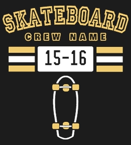 Skateboarding t-shirt design 16