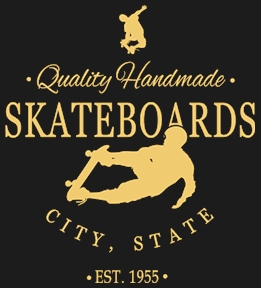 Skateboarding t-shirt design 17