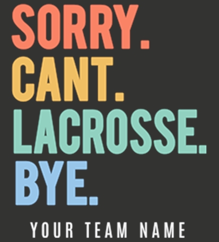 Lacrosse t-shirt design 13