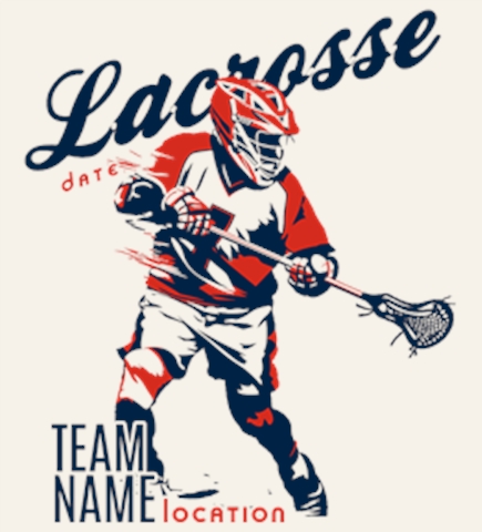 Lacrosse t-shirt design 25