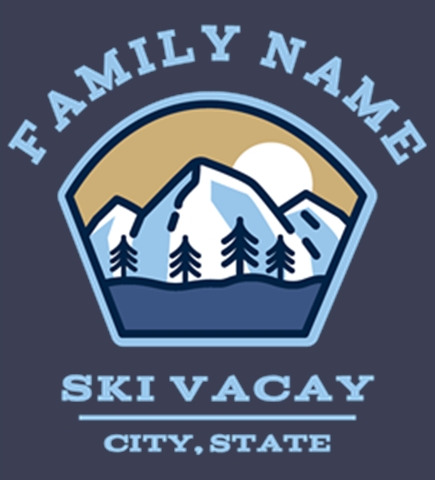 Winter Vacation t-shirt design 3