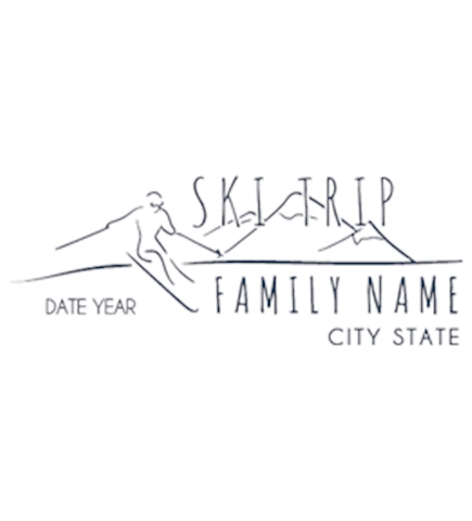 Skiing t-shirt design 52