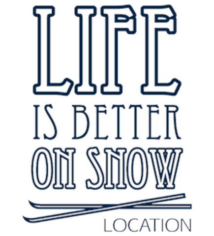 Skiing t-shirt design 53