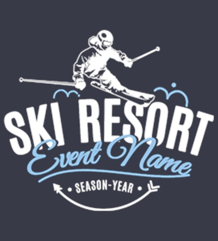 Skiing t-shirt design 30