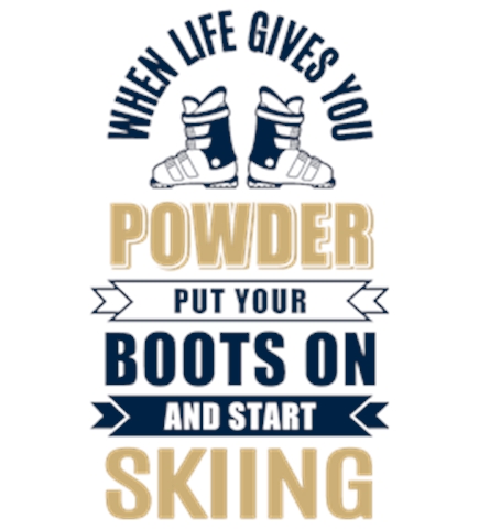 Skiing t-shirt design 41