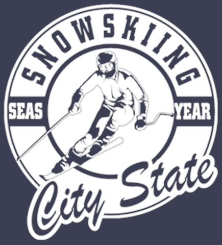 Skiing t-shirt design 36