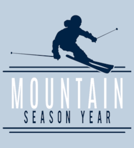 Skiing t-shirt design 44