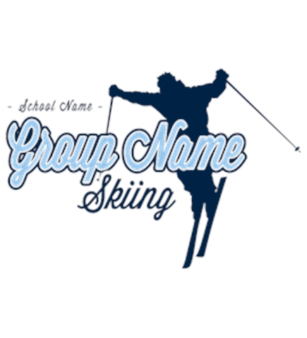 Skiing t-shirt design 50