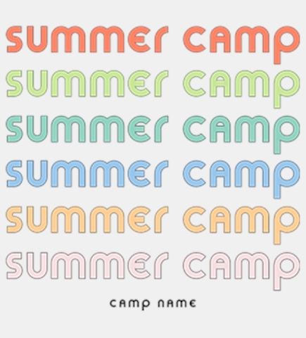 Custom Summer Camp T-Shirts | Create Online at UberPrints