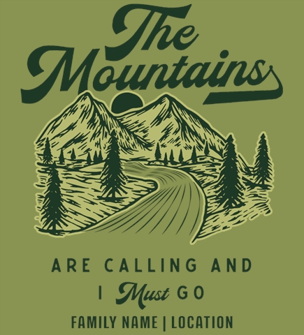 Family Vacation t-shirt design 109