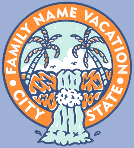 Family Vacation t-shirt design 108