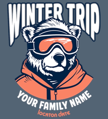 Winter Vacation t-shirt design 20