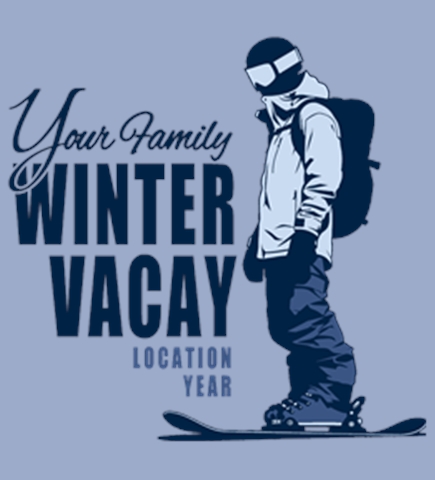 Winter Vacation t-shirt design 19