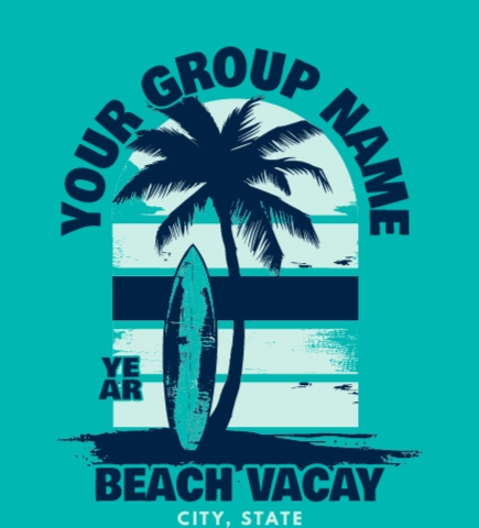 Beach t-shirt design 26