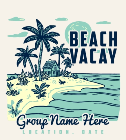 Beach t-shirt design 25