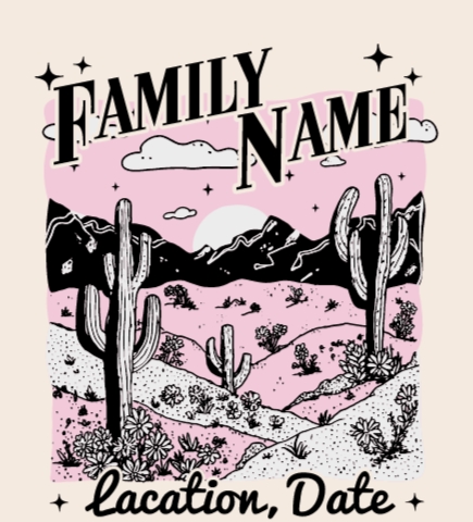 Family Vacation t-shirt design 121