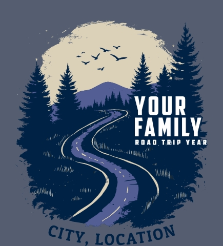 Family Vacation t-shirt design 48