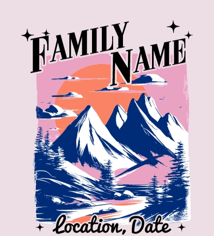 Family Vacation t-shirt design 33