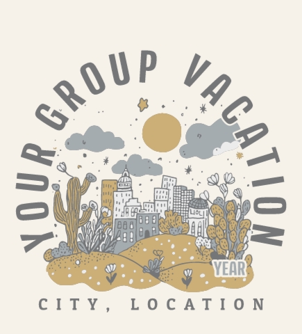 Family Vacation t-shirt design 123