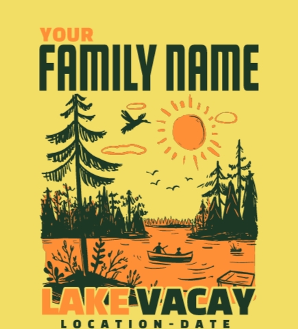 Custom Family Vacation T-Shirts | Free Designs & Fast Delivery | UberPrints