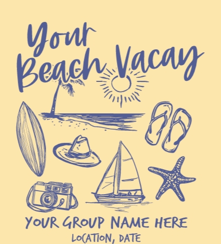 Create spring break t-shirts online at UberPrints.com