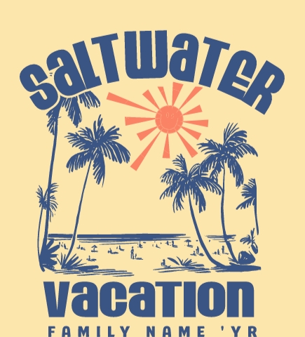 Family Vacation t-shirt design 23