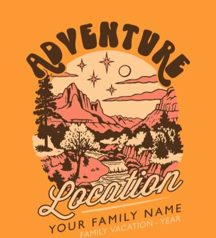 Family Vacation t-shirt design 22