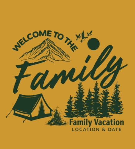 Family Vacation t-shirt design 125