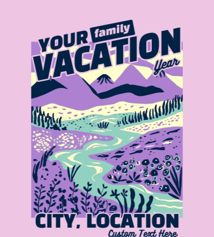 Custom Vacation T-Shirts | Create Online at UberPrints