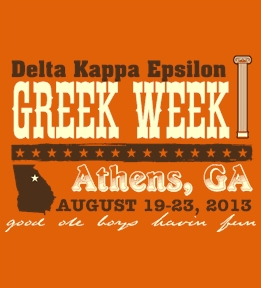 Delta Kappa Epsilon t-shirt design 97