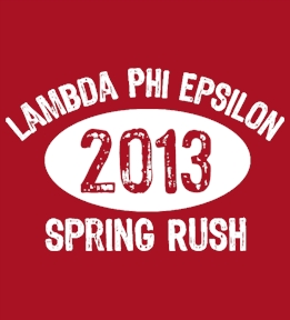 Lambda Phi Epsilon t-shirt design 100