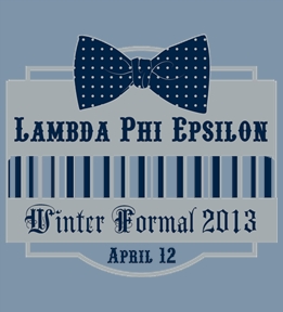 Lambda Phi Epsilon t-shirt design 80