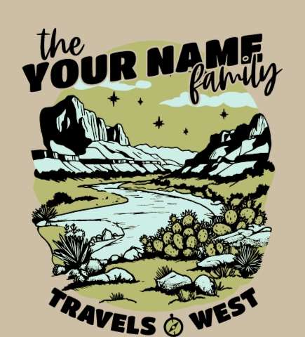 Family Vacation t-shirt design 16