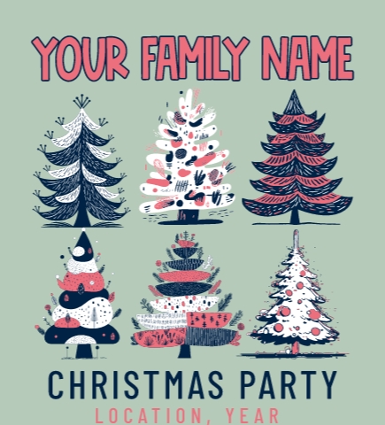 Create Custom Christmas T-shirts Online At UberPrints