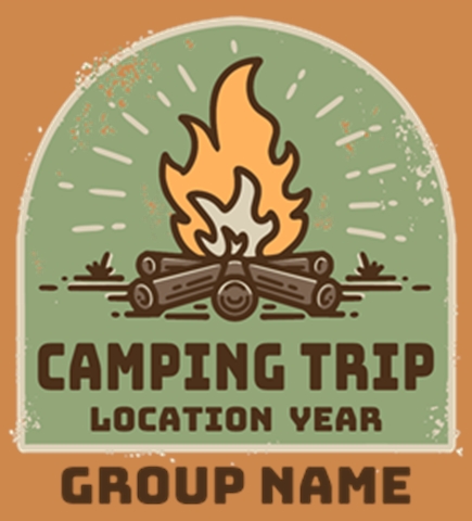 Camping t-shirt design 15